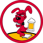 Dog Drinking Beer