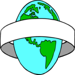 Globe & Banner 4