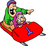 Bobsled 4 Clip Art