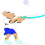 Tennis 045 Clip Art