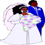 Bride & Groom 30 Clip Art