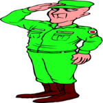 Soldier - Saluting 1