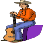 Guitarist 56 Clip Art