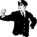 Police Officer 05 Clip Art