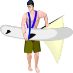 Windsurfing 29 Clip Art