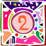 Number Design - 2 Clip Art