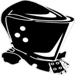 Helmet - Silhouette 08 Clip Art