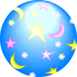Ball - Moons & Stars