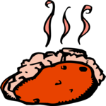 Potato - Baked 3 Clip Art