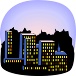 City Skyline 55 Clip Art