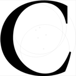 Circular C Clip Art