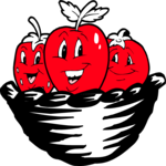 Fruit Basket (2) Clip Art