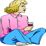 Woman with Wine
