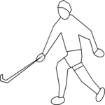 Field Hockey - Player 09