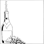 Champagne Frame Clip Art