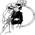 Bride & Groom 20 Clip Art