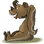 Bear - Goofy Clip Art