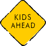 Kids Ahead Clip Art