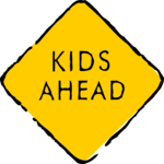 Kids Ahead Clip Art