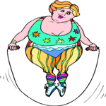 Jumping Rope 3 Clip Art