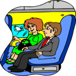 Airline Passengers 10 Clip Art