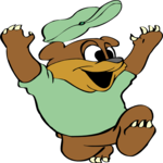 Bear Jumping for Joy 1 Clip Art