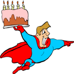 Super Birthday Guy 2 Clip Art