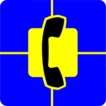 Phone Sign 2 Clip Art