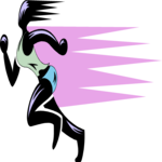 T & F - Runner 35 Clip Art