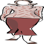 Woman in Sweater & Skirt 3