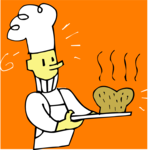 Chef Baking Bread