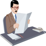 Businessman Reading 5