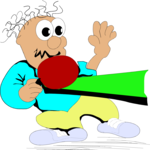 Ping Pong - Player 13 Clip Art