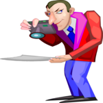 Corporate Spy 1 Clip Art