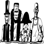 Costumes 2 Clip Art