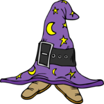 Wizard's Hat 6 Clip Art