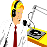 Disc Jockey 2 Clip Art