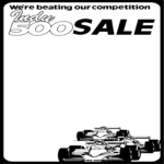 Indy 500 Sale Frame