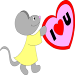 Mouse with Heart