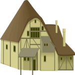 Rural House 5 Clip Art