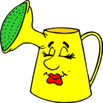 Watering Can Sleeping Clip Art