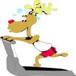 Reindeer on Treadmill