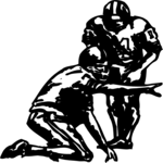 Football - Player 12 Clip Art