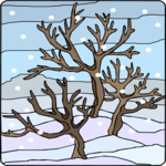 Winter Scene 06 Clip Art