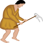 Peasant 04 Clip Art