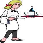 Waitress 10 Clip Art