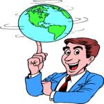 World at Your Fingertips 2 Clip Art