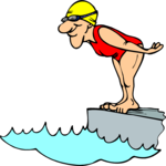 Swimmer 21 Clip Art