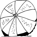 Beach Umbrella 6 Clip Art