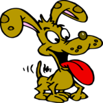 Dog - Happy 06 Clip Art